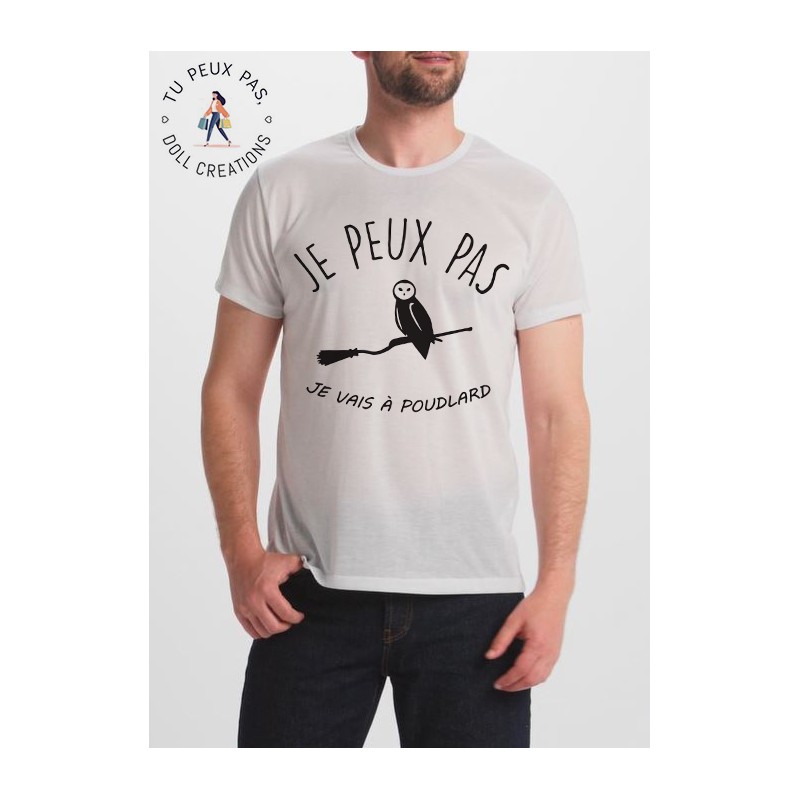 T-shirt J'peux pas je vais à Poudlard - homme HARRY POTTER
