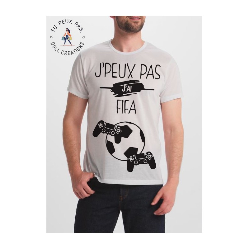 T-shirt je peux pas j'ai fifa FOOT - homme