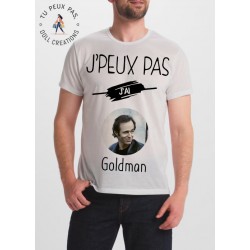 T-shirt je peux pas j'ai Jean Jacques Goldman - homme