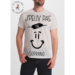 t-shirt je peux pas j'ai soprano - cadeau homme