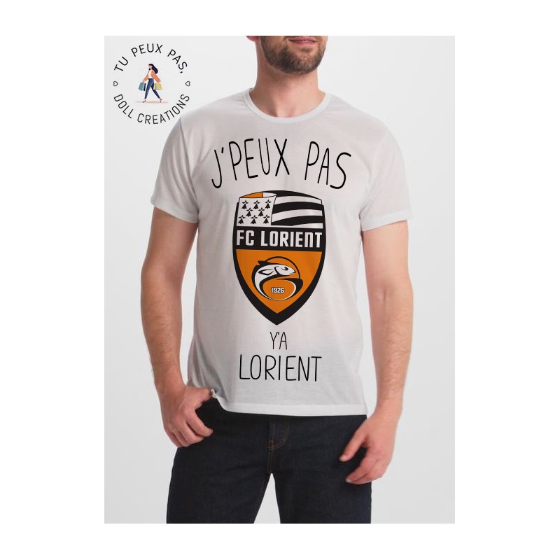 T-Shirt Je peux pas y a Lorient FOOT - Adulte