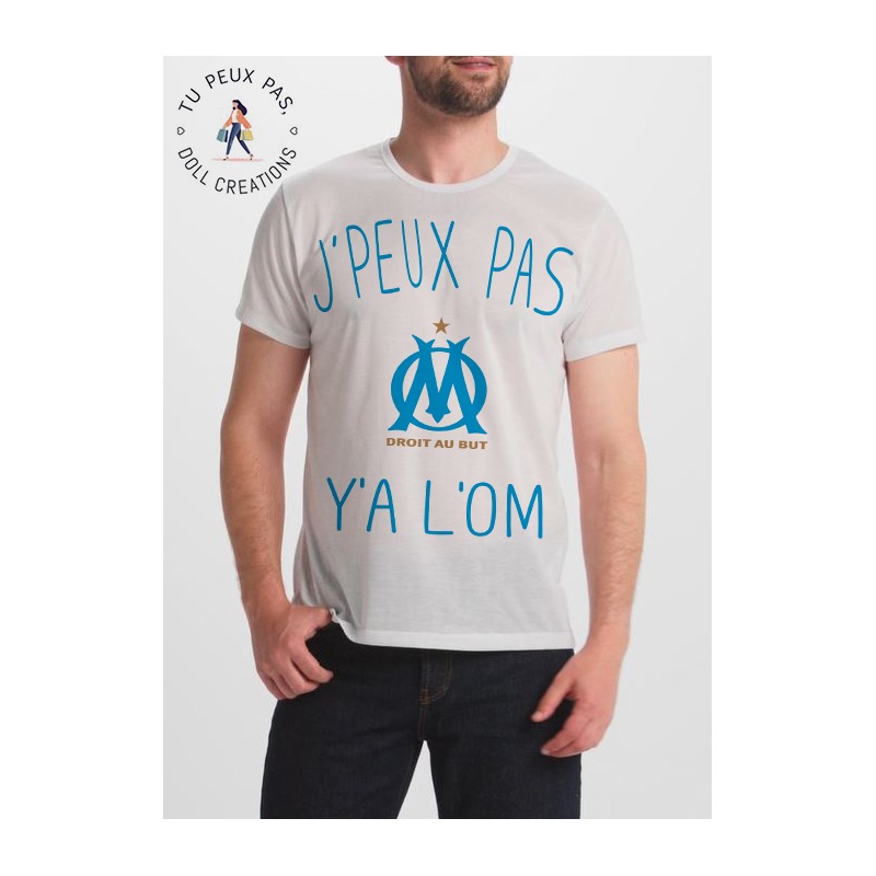 T-shirt j'peux pas y'a l'om - cadeau homme