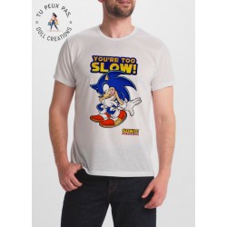 T-Shirt Sonic roi du style