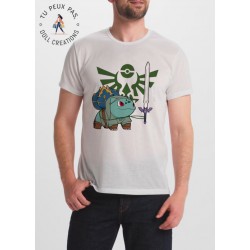 T-Shirt ZELDA LINK BULBIZARRE - Adulte