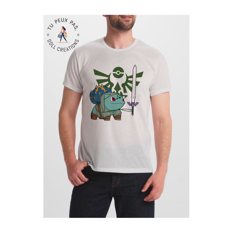 T-Shirt ZELDA LINK BULBIZARRE - Adulte