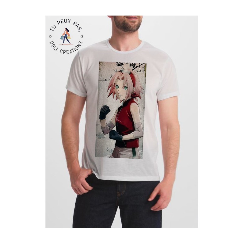 T-shirt sakura haruno - Homme