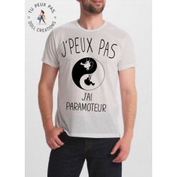 T-shirt j'peux pas J'ai paramoteur - cadeau homme vol