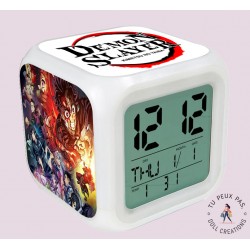 Réveil personnalisé – Idée cadeau et design unique - Demon Slayer