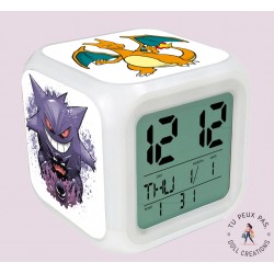 Réveil personnalisé – Idée cadeau et design unique - Pokemon