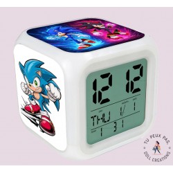 Réveil personnalisé – Idée cadeau et design unique - Sonic