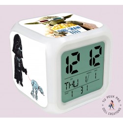 Réveil personnalisé – Idée cadeau et design unique - Star wars