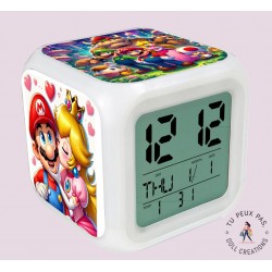 Réveil personnalisé – Idée cadeau et design unique - Mario Bross
