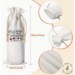Sac à bouteille de vin - My doctor says I need glasses  - cadeaux