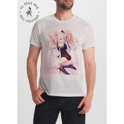 T-shirt Danganronpa Anime Enoshima Junko - Taille adulte