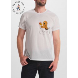 T-shirt Salamèche Pocket - Taille adulte