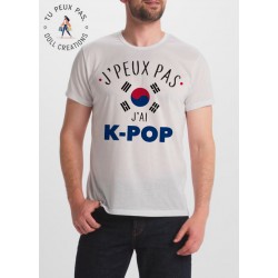 T-Shirt J'peux pas j'ai k-pop - cadeau homme