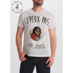 t-shirt j'peux pas j'ai joyce jonathan - cadeau homme