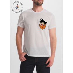 T-shirt Goku Pocket - cadeau homme