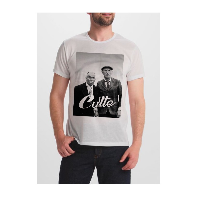 t-shirt Louis de funes x bourvil Culte - Homme