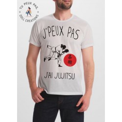 T-shirt Je peux pas j'ai Jujitsu - homme cadeau
