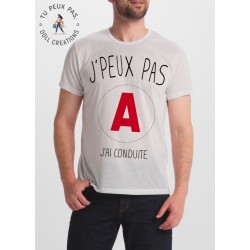T-shirt j'peux pas J'ai conduite - cadeau homme