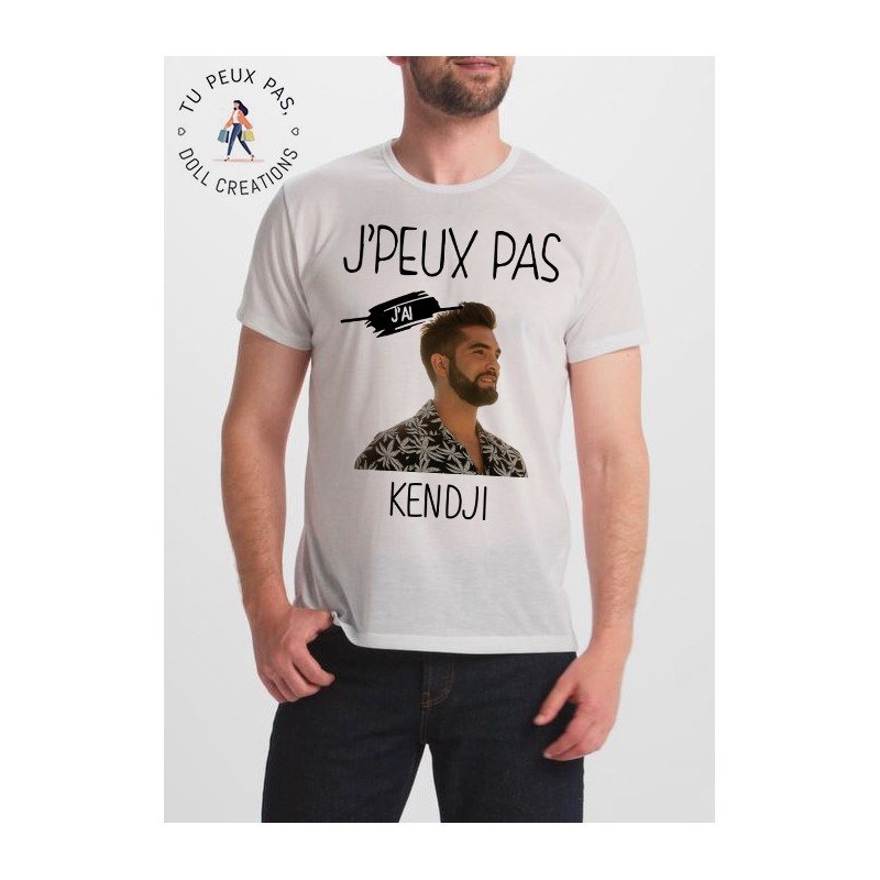 T-shirt j'peux pas J'ai Kendji Girac - cadeau homme music