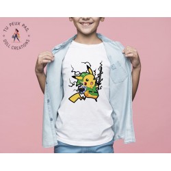 T-shirt Pikachu en mode Zelda - Cadeau enfant fille et garçon