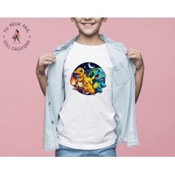T-shirt Pokemon pokemon - Cadeau enfant fille et garçon