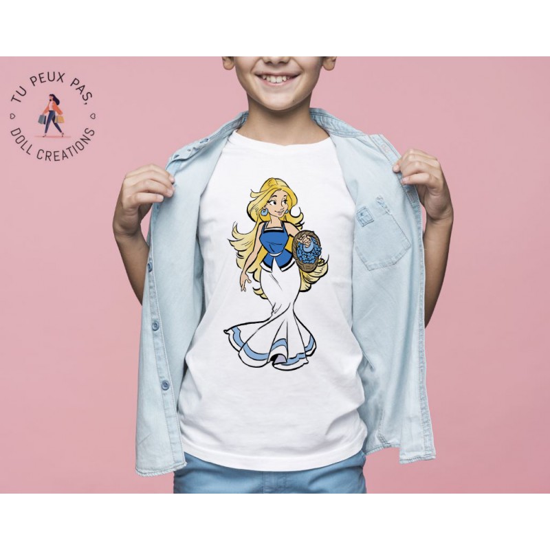 T-shirt Falbala - Asterix - Cadeau enfant fille et garçon