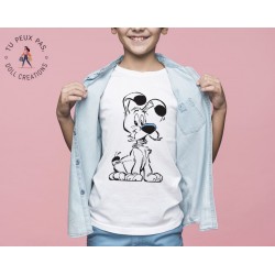 T-shirt Idefix - Asterix - Cadeau enfant fille et garçon