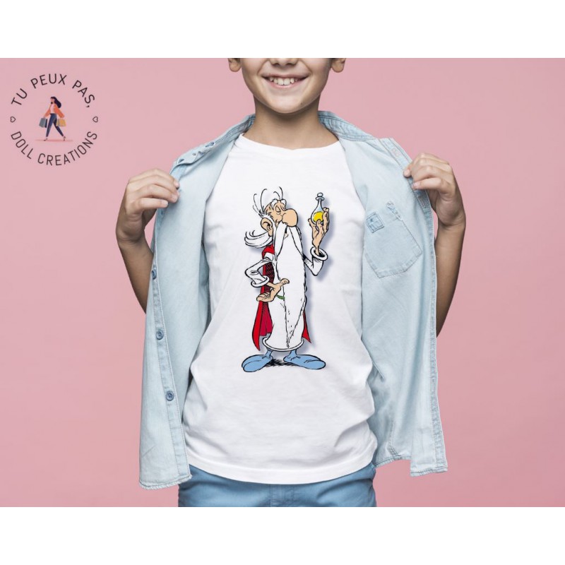 T-shirt Panoramix - ASTERIX - Cadeau enfant fille et garçon