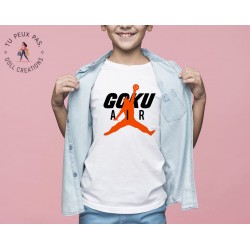 T-shirt Dragon Ball Z Air Goku - Cadeau enfant fille et garçon