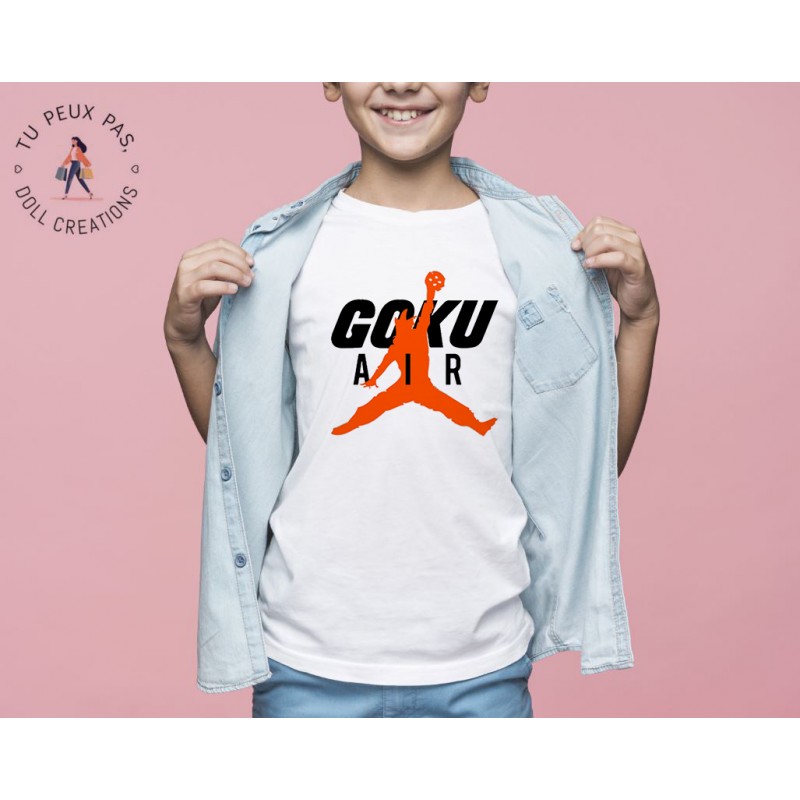 T-shirt Dragon Ball Z Air Goku - Cadeau enfant fille et garçon