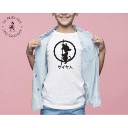 T-shirt Dragon Ball Z Goku - Cadeau enfant fille et garçon