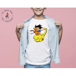 T-shirt Dragon Ball Z San Goku - Cadeau enfant fille et garçon