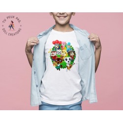 T-shirt Animal Crossing - Cadeau enfant fille et garçon
