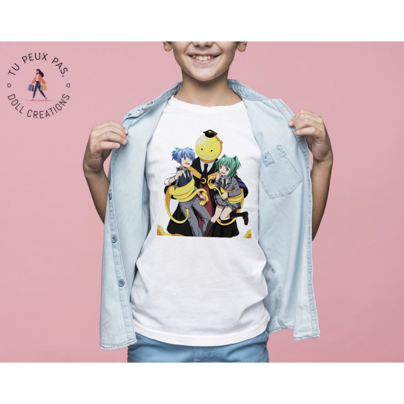 T-shirt manga Assassination Classroom - Cadeau enfant fille et garçon