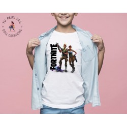 T-shirt jeux vidéos Fortnite - Cadeau enfant fille et garçon