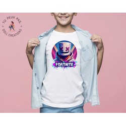 T-shirt jeux vidéos Fortnite - Cadeau enfant fille et garçon