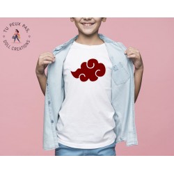 T-shirt manga nuage cloud - Cadeau enfant fille et garçon