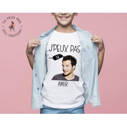 T-shirt Je peux pas j'ai Amir - Cadeau enfant fille et garçon