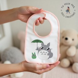 Bavoir Baby Totoro - Rose ou Bleu