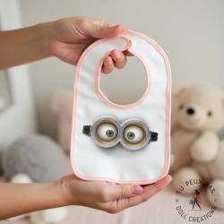 Bavoir Minions - Rose ou Bleu