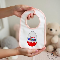Bavoir Bébé suprise - Rose ou Bleu