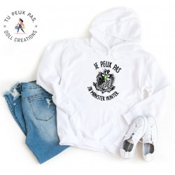 Sweat à Capuche Je peux pas j'ai monster hunter - Homme ou Femme