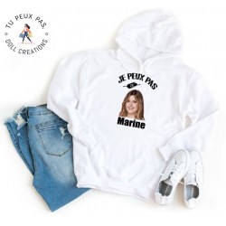 Sweat à Capuche Je peux pas j'ai Marine - Homme ou Femme