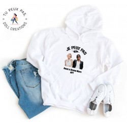 Sweat à Capuche Je peux pas j'ai APT Rosé et Bruno Mars - Homme ou Femme