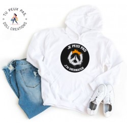 Sweat à Capuche Je peux pas j'ai overwatch - Homme ou Femme