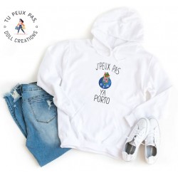 Sweat à Capuche Je peux pas y a Porto Foot - Homme ou Femme