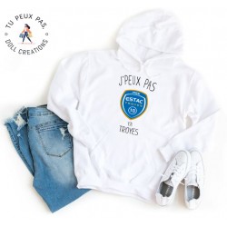 Sweat à Capuche Je peux pas y a Troyes Foot - Homme ou Femme